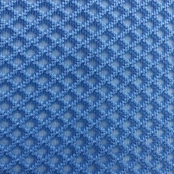 Airmesh 100% de poliéster Respirable Material de malla 3D de malla de aire Tejido muy flexible 3