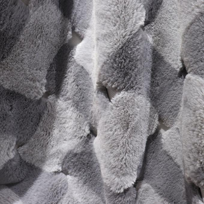 Cubierta de piel de coral ligera de poliéster Cubierta de piel falsa para invierno 320gm 3