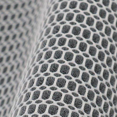 Good price Material de malla 3D gris de 3 mm de 100% de malla de poliéster Tejido absorbente de humedad en línea