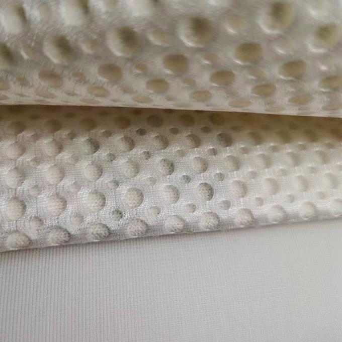 Tejido de malla de aire resistente al agua de 280 gramos Tejido de malla de espacio de 150D para textiles para el hogar 1