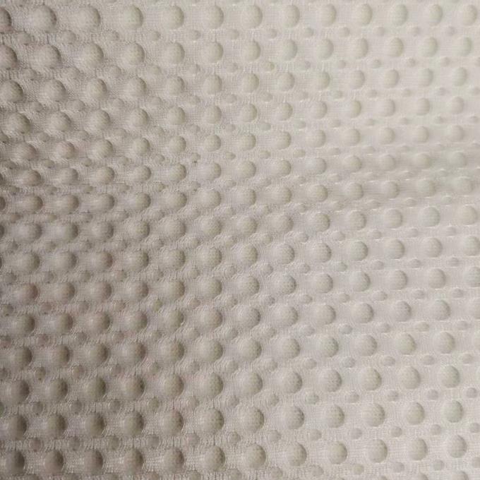 Tejido de malla de aire resistente al agua de 280 gramos Tejido de malla de espacio de 150D para textiles para el hogar 0