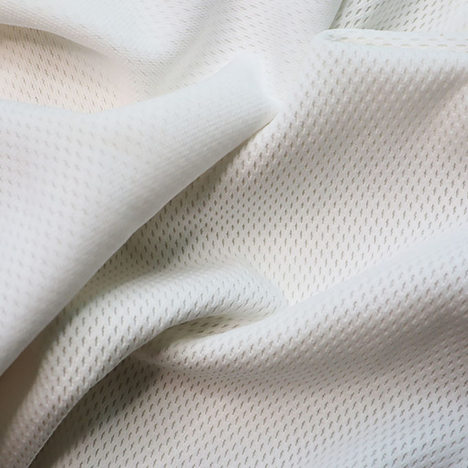 Reciclado teñido 3D Space Mesh Airmesh Poliéster Material de malla más bajo elástico 2