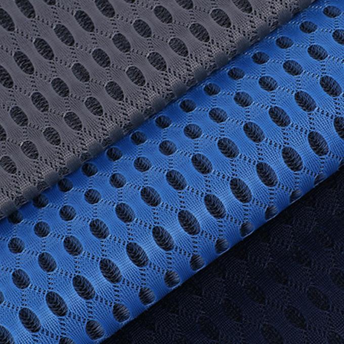 Material de malla 3D de tejido de malla de aire teñida absorbente de humedad de tejido de malla 3mm de punto 3