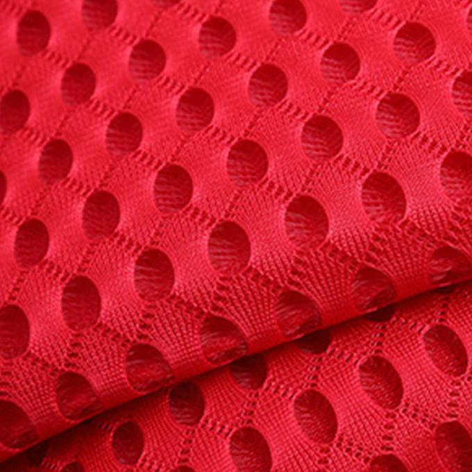Material de malla 3D de tejido de malla de aire teñida absorbente de humedad de tejido de malla 3mm de punto 2