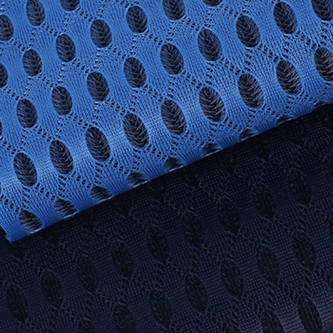 Material de malla 3D de tejido de malla de aire teñida absorbente de humedad de tejido de malla 3mm de punto 1