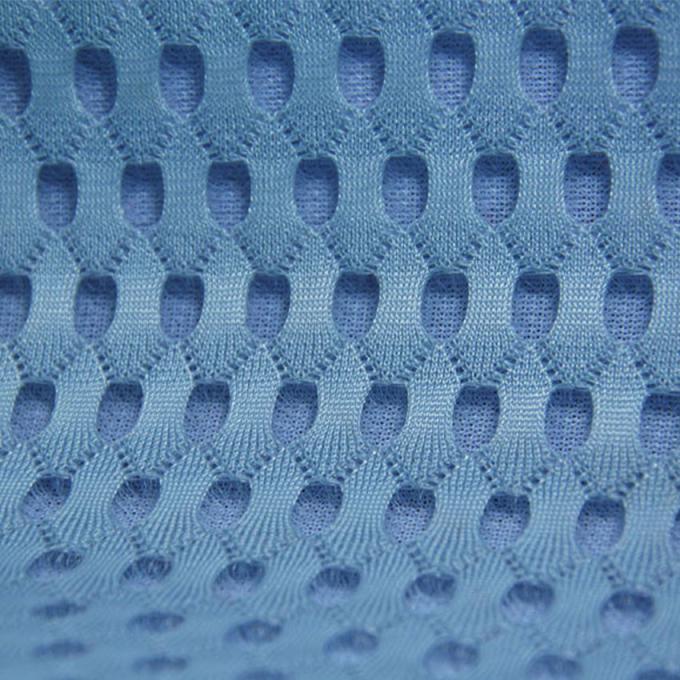 Material de malla 3D de tejido de malla de aire teñida absorbente de humedad de tejido de malla 3mm de punto 0