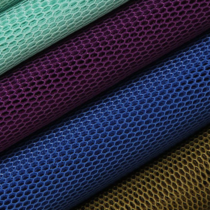 Memoria 4mm 3D Material de malla de poliéster Tejido de malla muy transpirable 6
