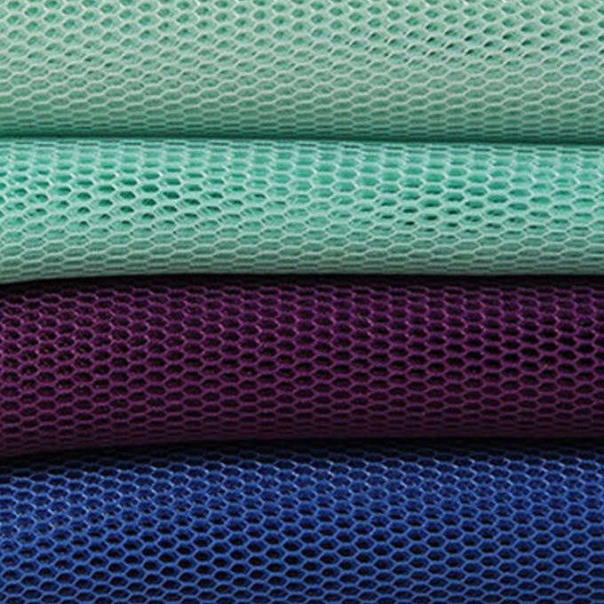 Memoria 4mm 3D Material de malla de poliéster Tejido de malla muy transpirable 5