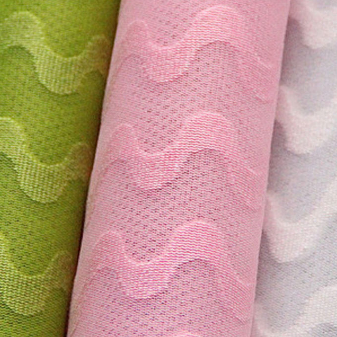 Jacquard Tearproof 3D Mesh Material de malla de poliéster reciclado de 3 mm 5