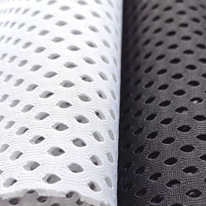 Tejido de malla de filtro de aire de punto de 3 mm 100% poliéster Tejido de malla de espaciador 3d para bolsa 0