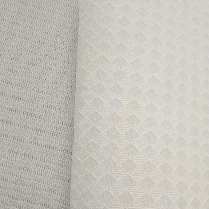 Tejido de malla de poliéster extensible Tejido de malla de espacio semitransparente 240 - 450GSM 2