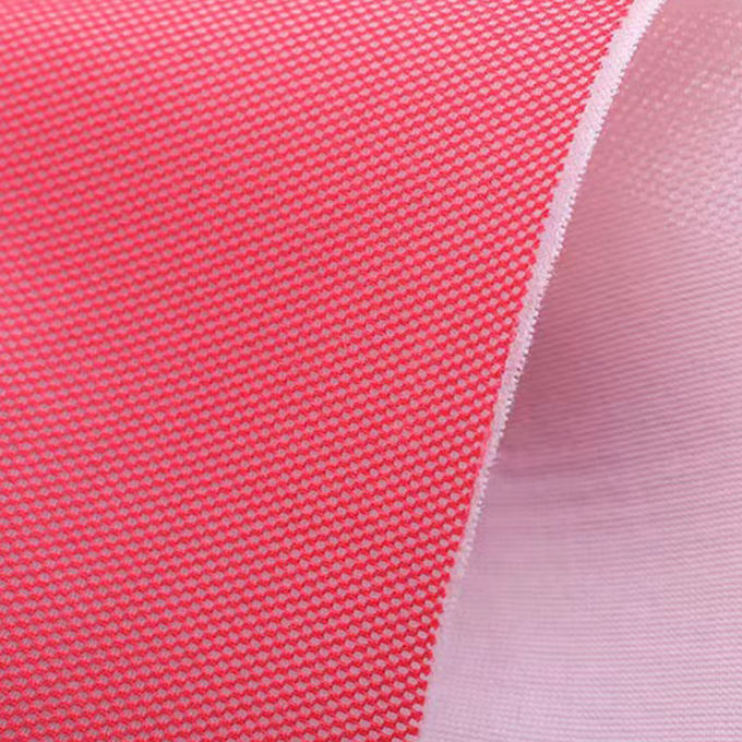 Tejido de malla de aire transpirable de punto 3 mm 100% poliéster para zapatos 1